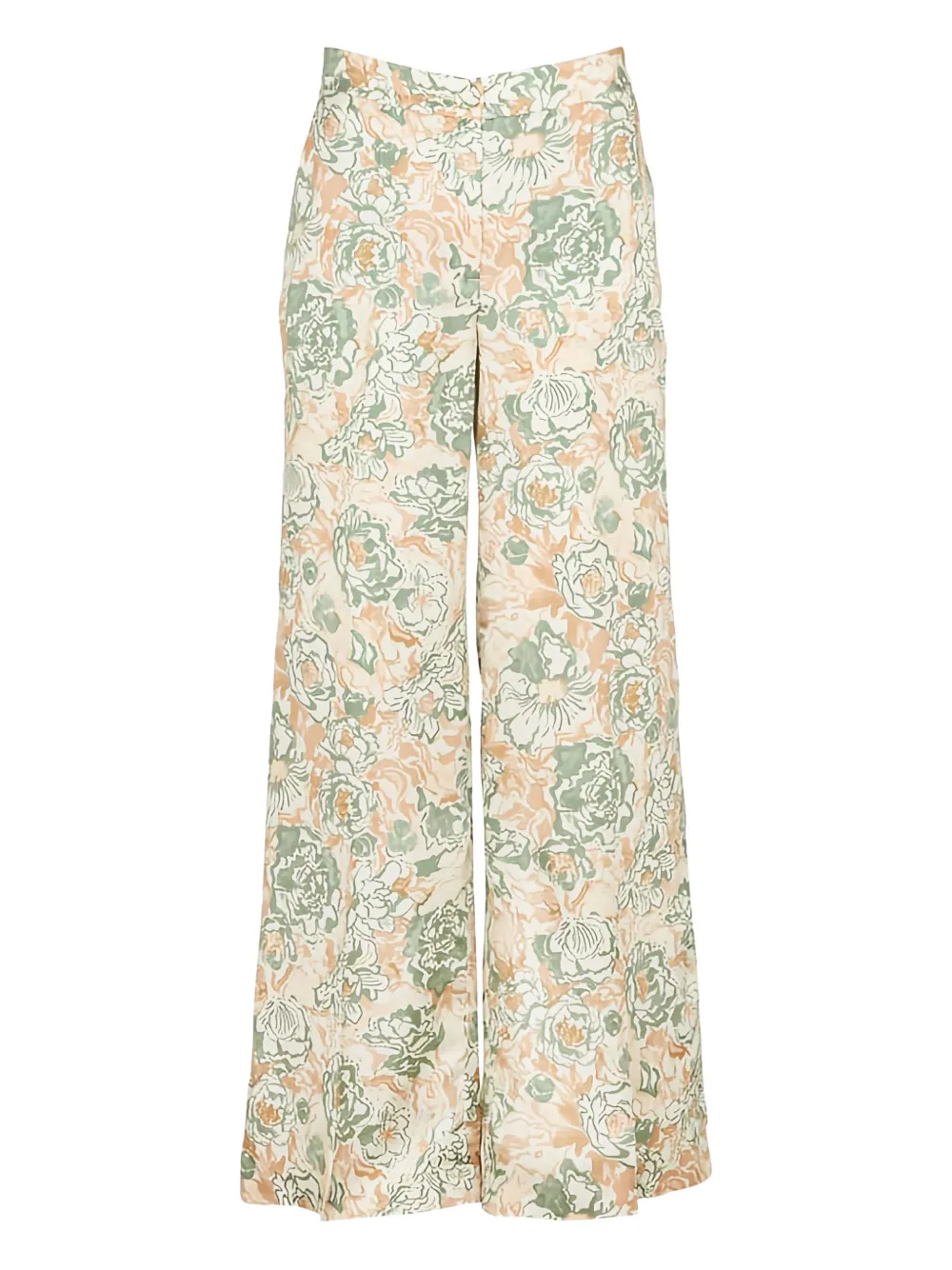 Momoní Candeo Floral Trousers In Neutral