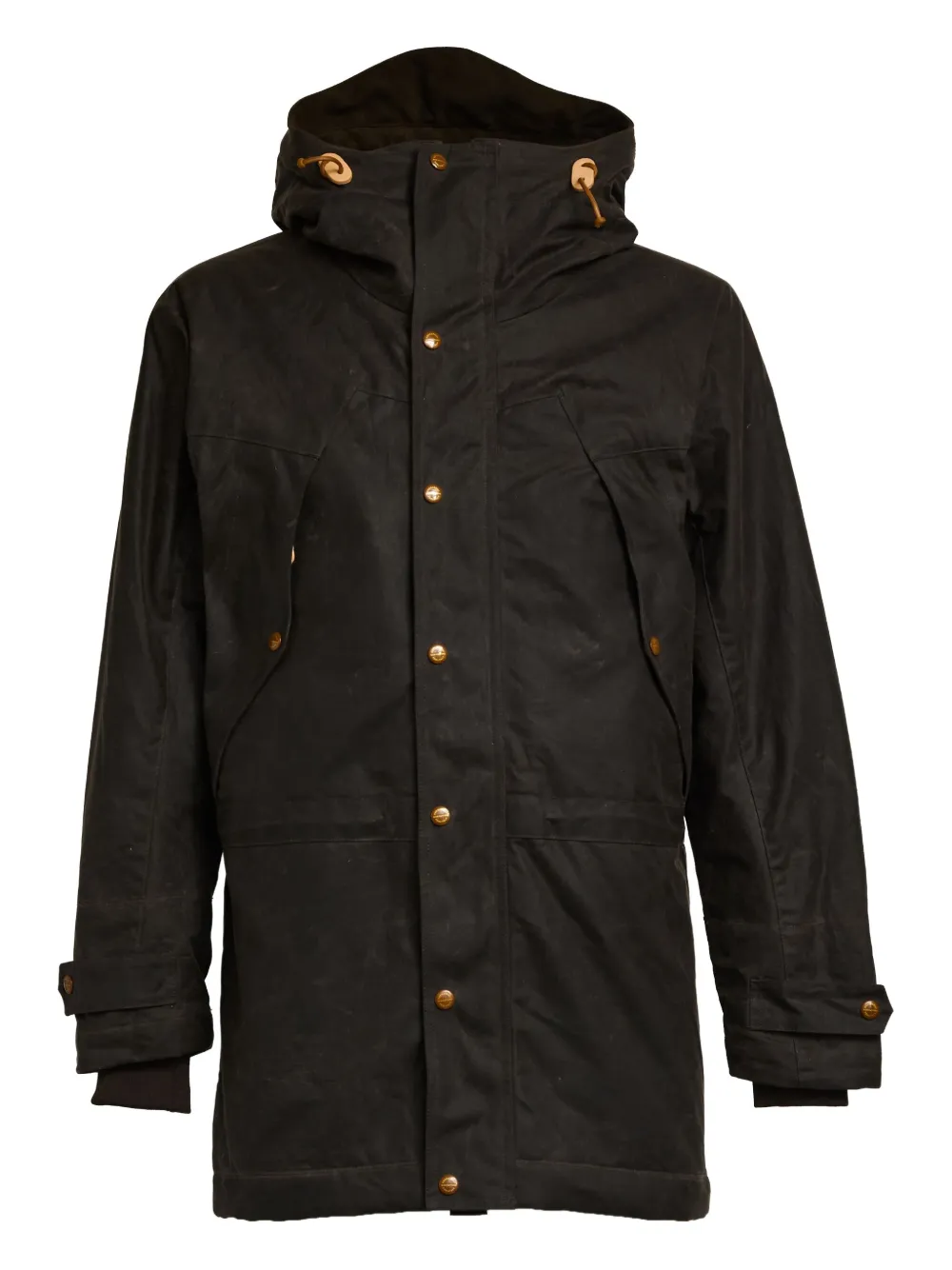 Ceccarelli Fleece Lining Mountain Coat In Brown