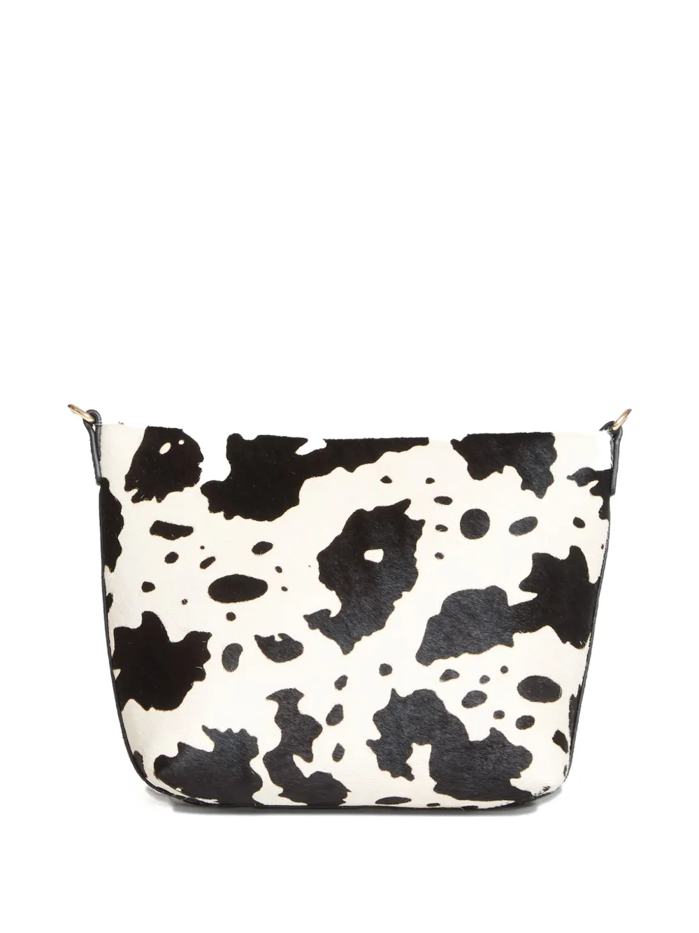 MC2 Saint Barth Aline cow-print leather clutch bag - Wit