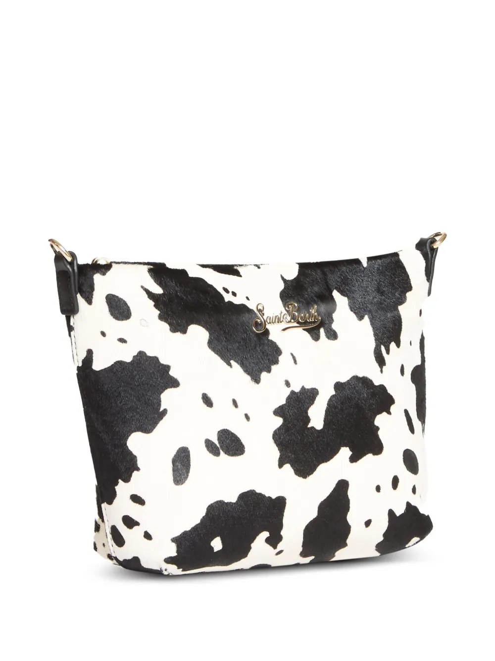 MC2 Saint Barth Aline leren clutch met print Wit