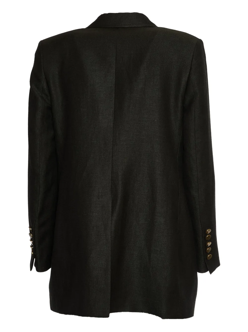 SAULINA Agata blazer met dubbele rij knopen Groen