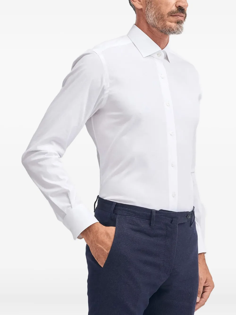 Xacus buttoned active shirt | White | Image 1