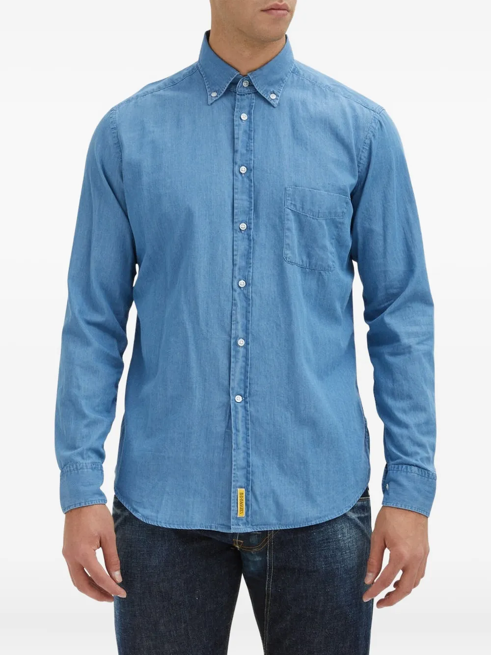 B.D. Baggies camisa vaquera Bradford con botones | azul | Image 1