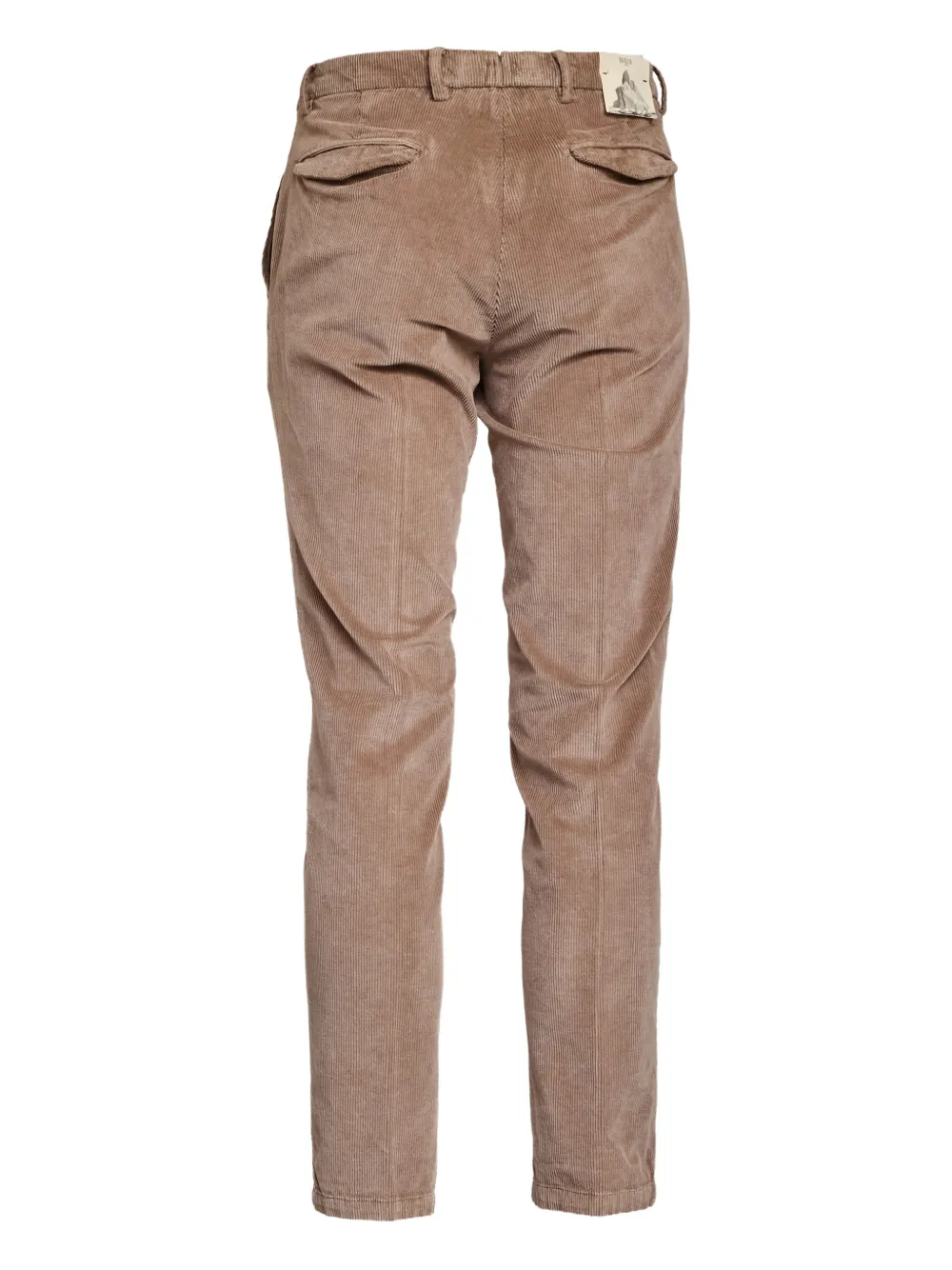 Briglia 1949 pleated-front corduroy trousers - Bruin