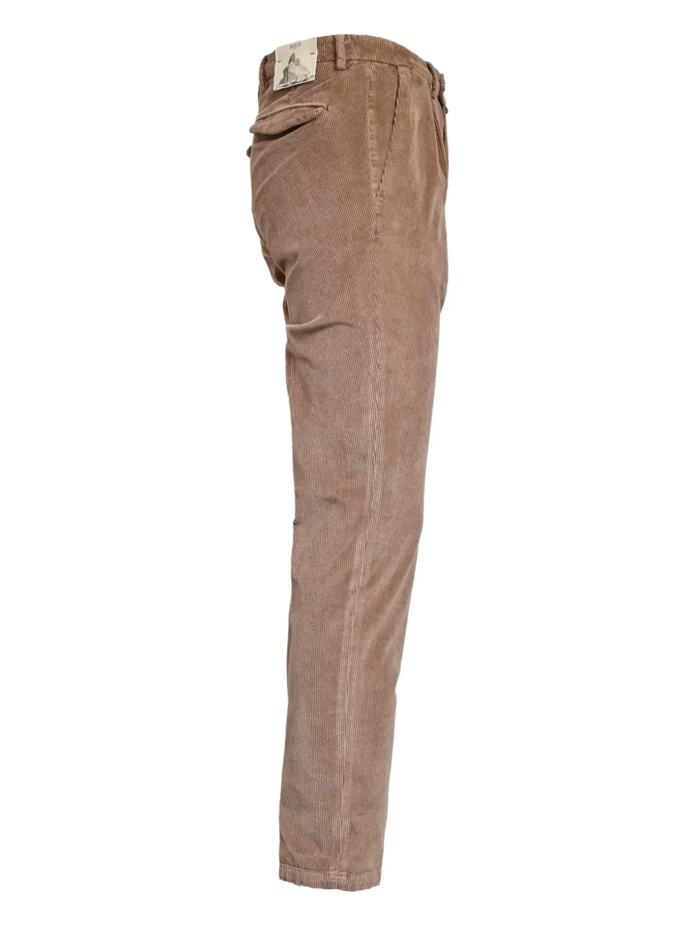 Briglia 1949 pleated-front corduroy trousers Bruin