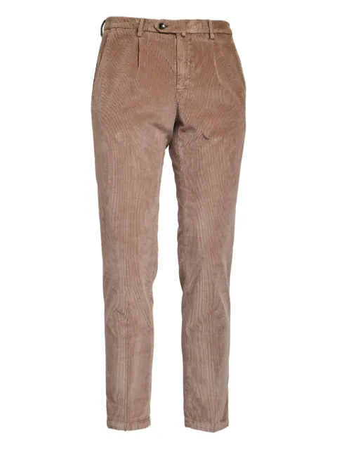 Briglia 1949 pleated-front corduroy trousers