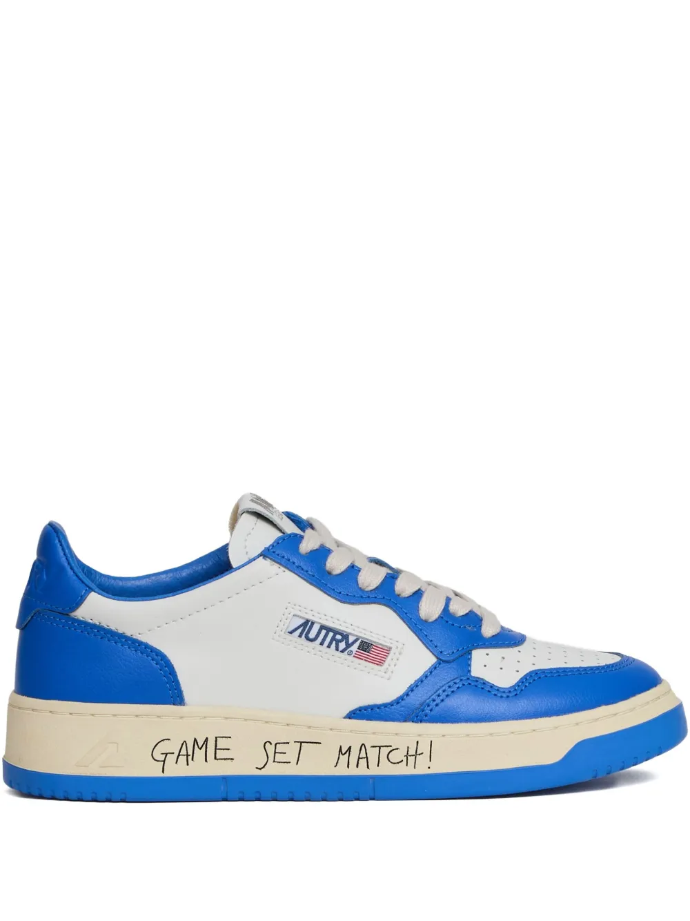 Autry Medalist Low leren sneakers Wit