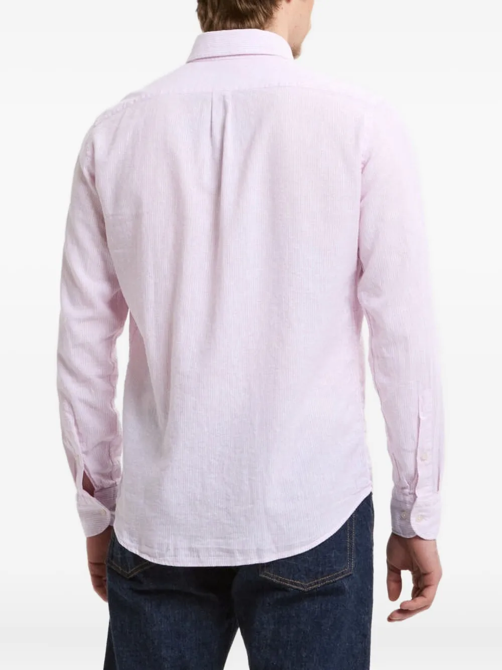 Bd Baggies Bradford Striped Shirt In Pink