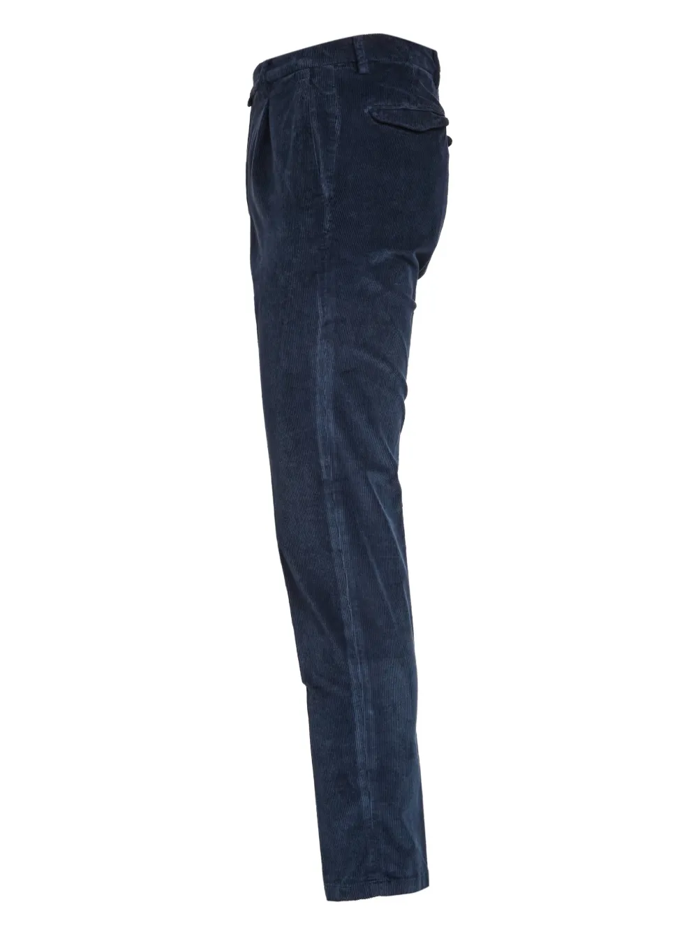 Briglia 1949 pleated-front corduroy trousers Blauw