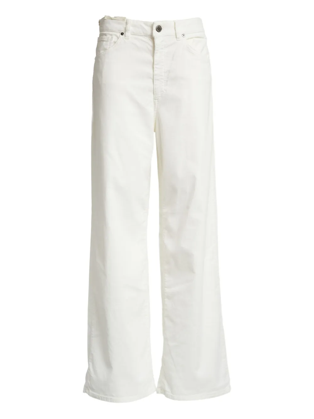 PT Torino button-fastening corduroy pants | White | Image 1
