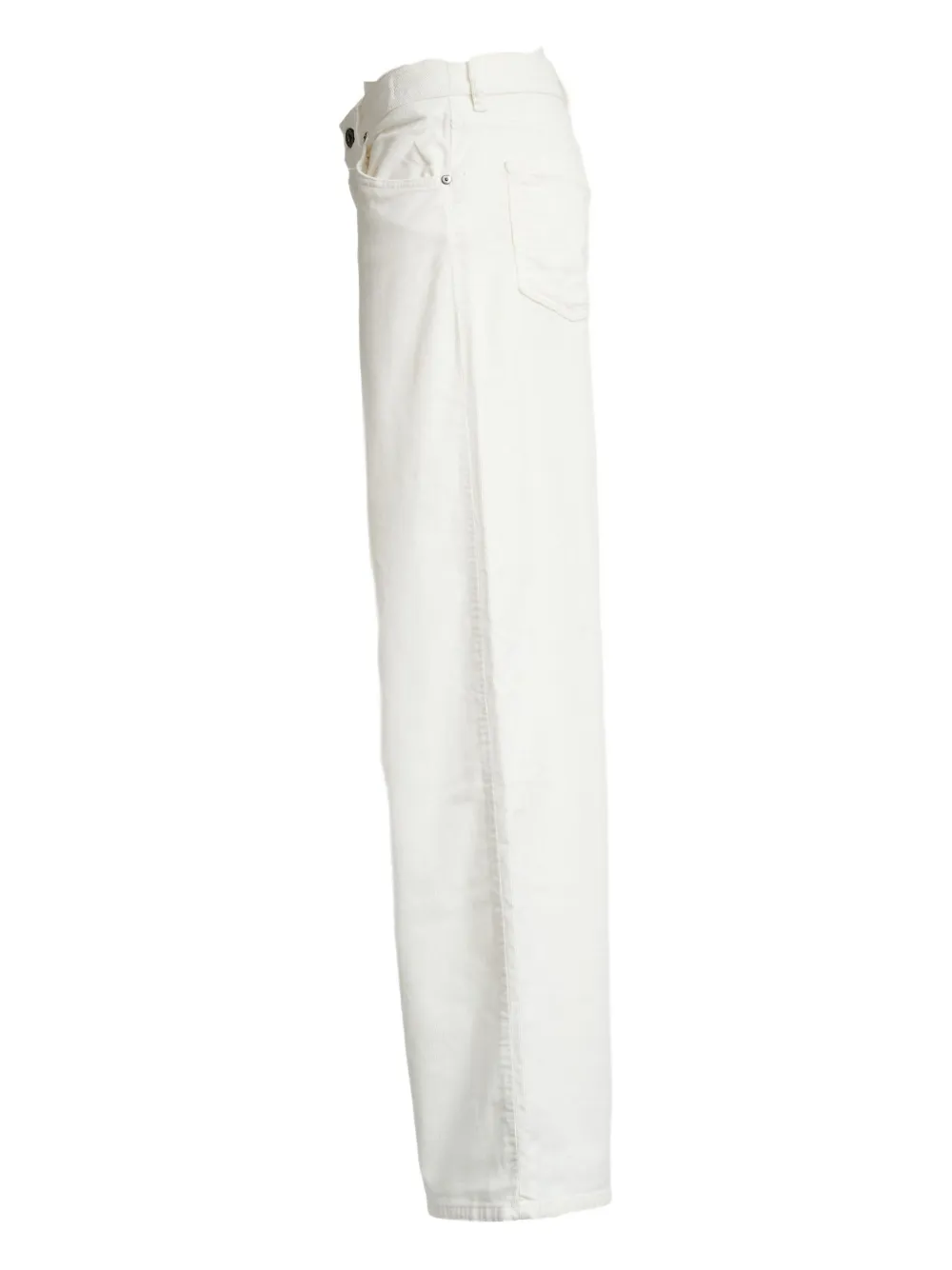 PT Torino button-fastening corduroy pants - Wit