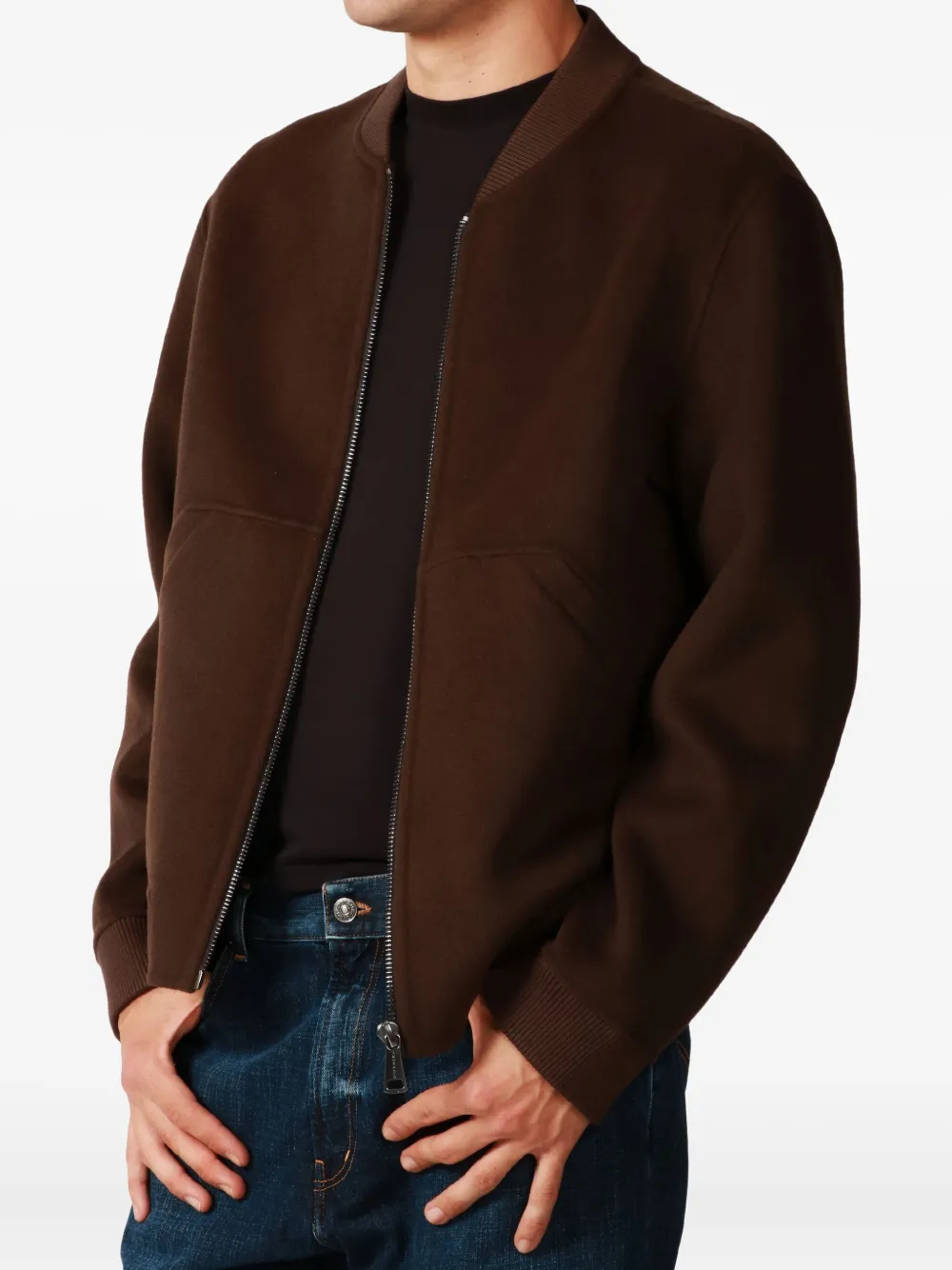 AMARANTO  zip-up bomber jacket | Bomber Jackets | Image 2