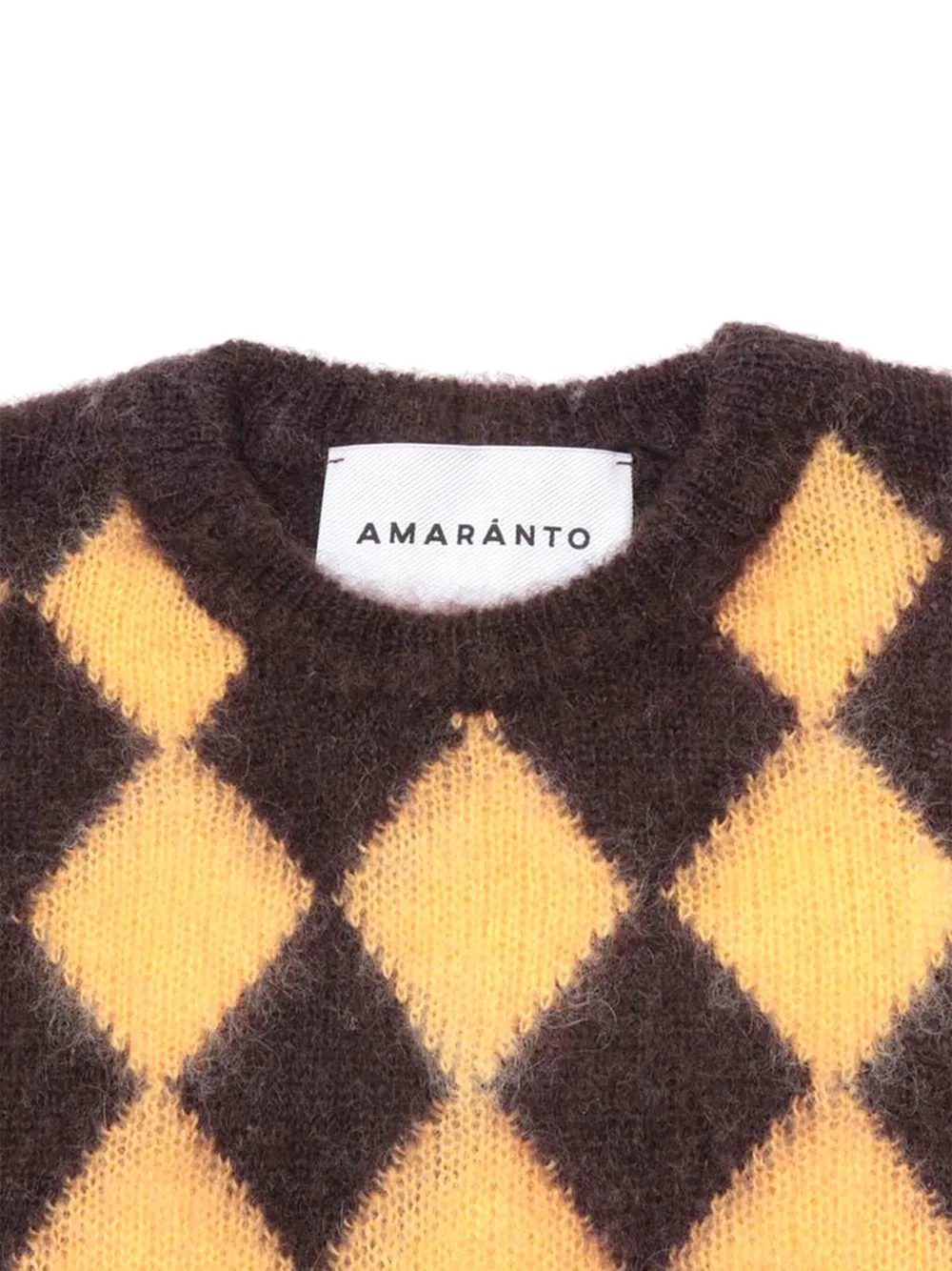 AMARANTO  diamond-pattern sweater | Knitted Sweaters | Image 2