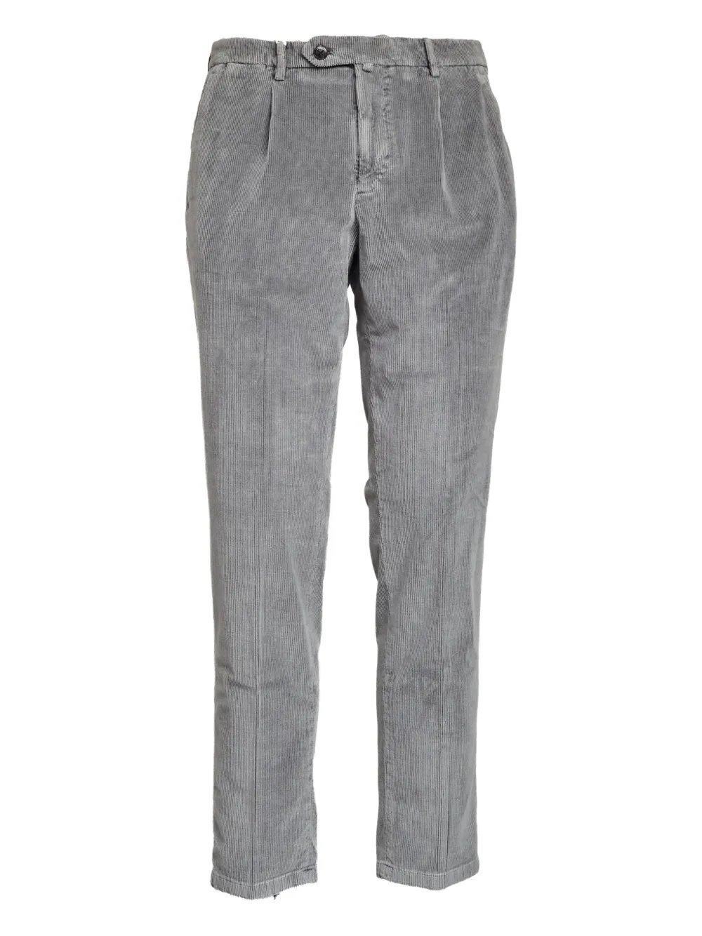 Briglia 1949 pleated-front corduroy trousers | Grey | Image 1
