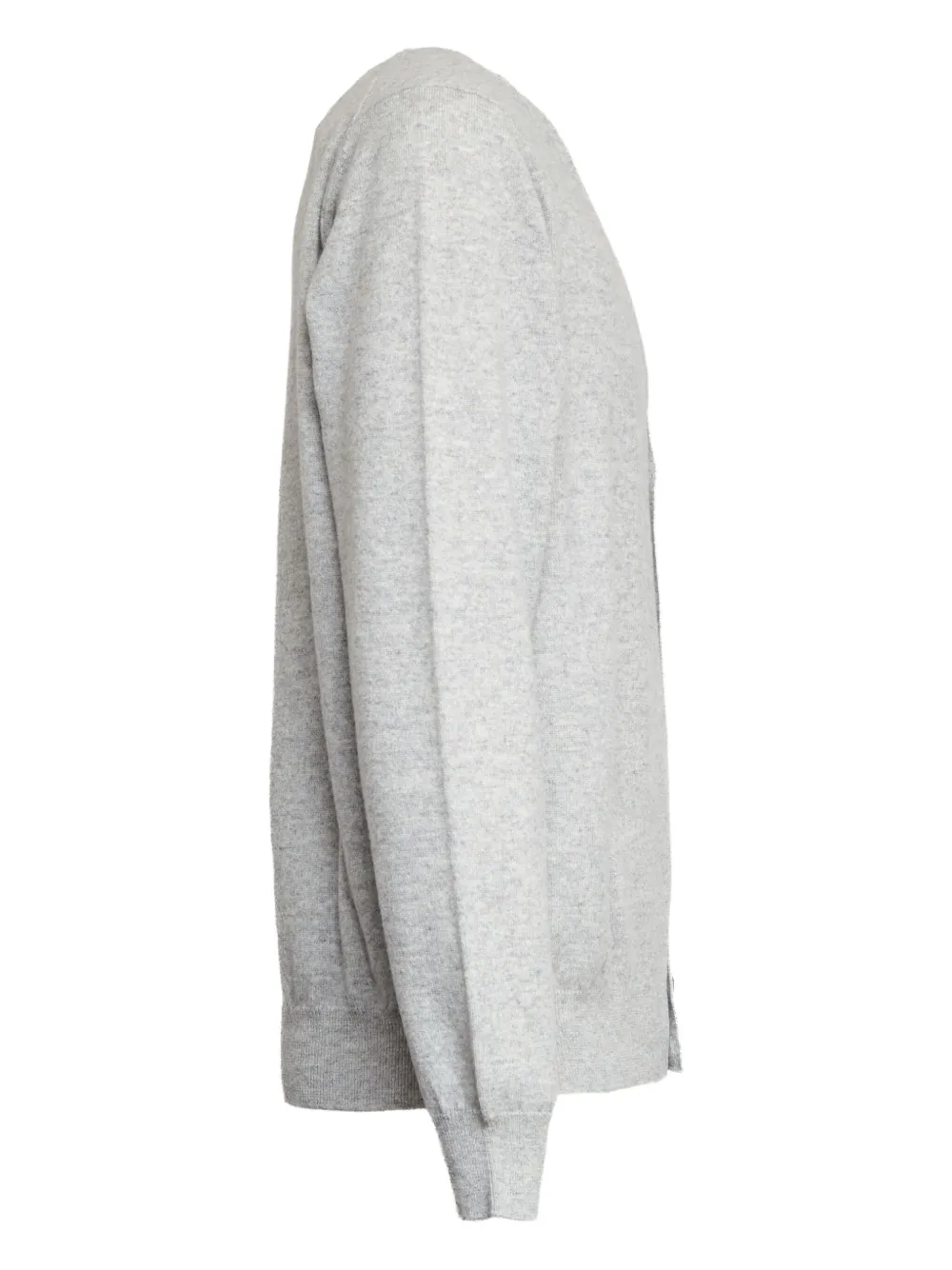 Filippo De Laurentiis V-neck Crew-neck Cardigan In Gray