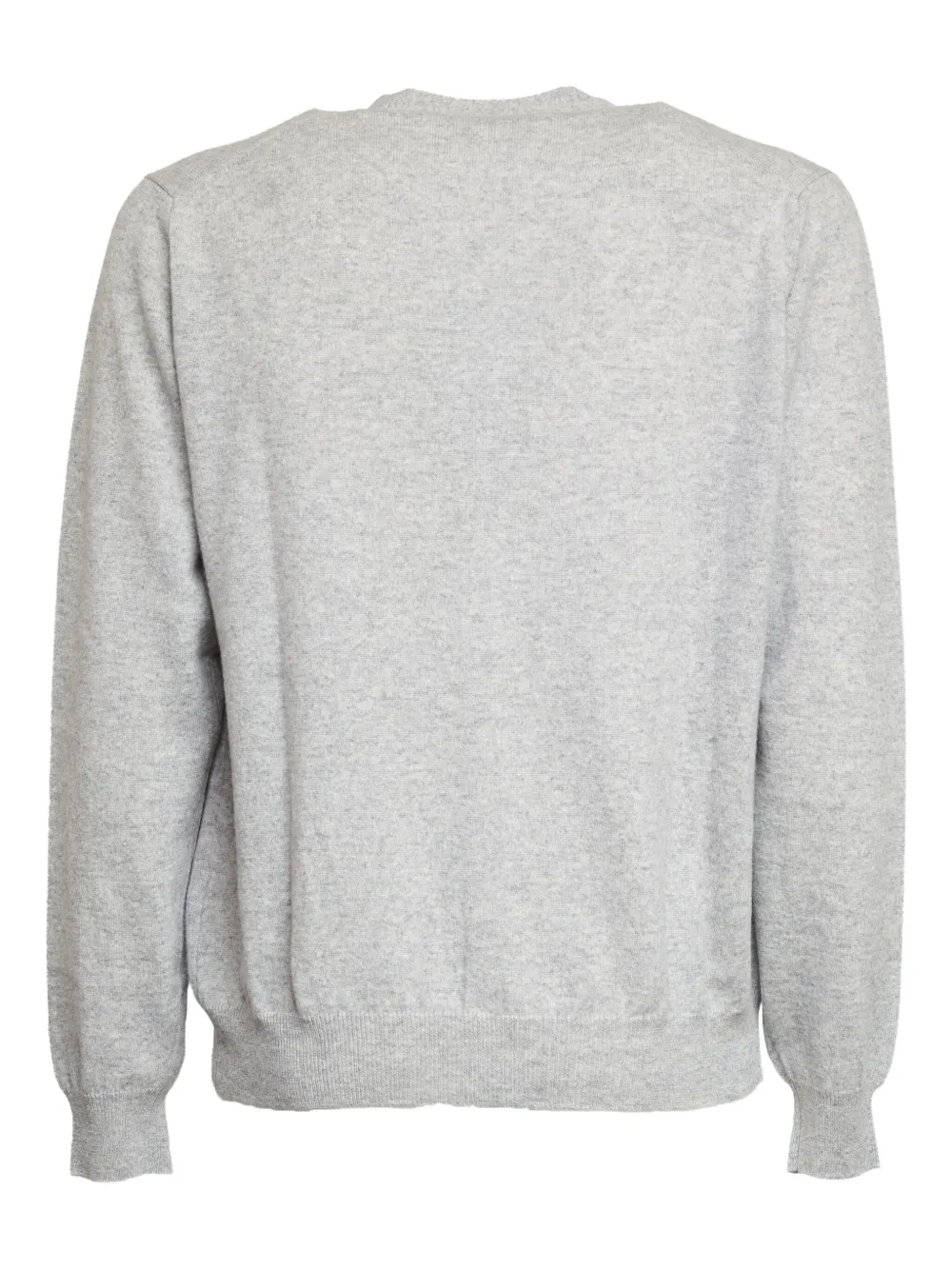 Filippo De Laurentiis V-neck Crew-neck Cardigan In Gray