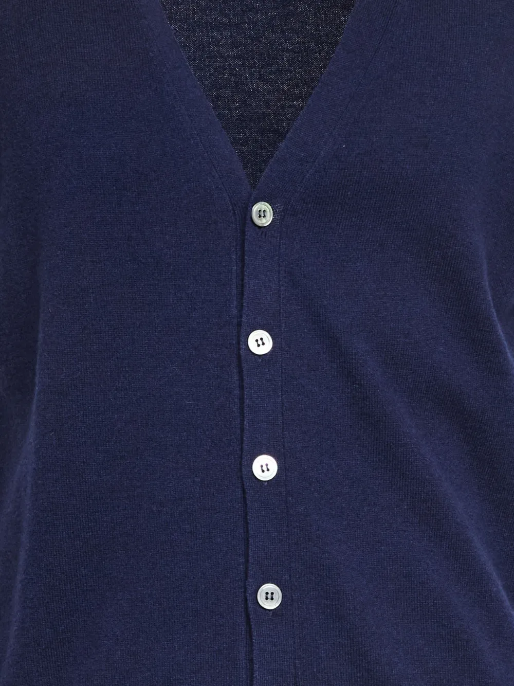 Filippo De Laurentiis Wollen gilet met knopen Blauw