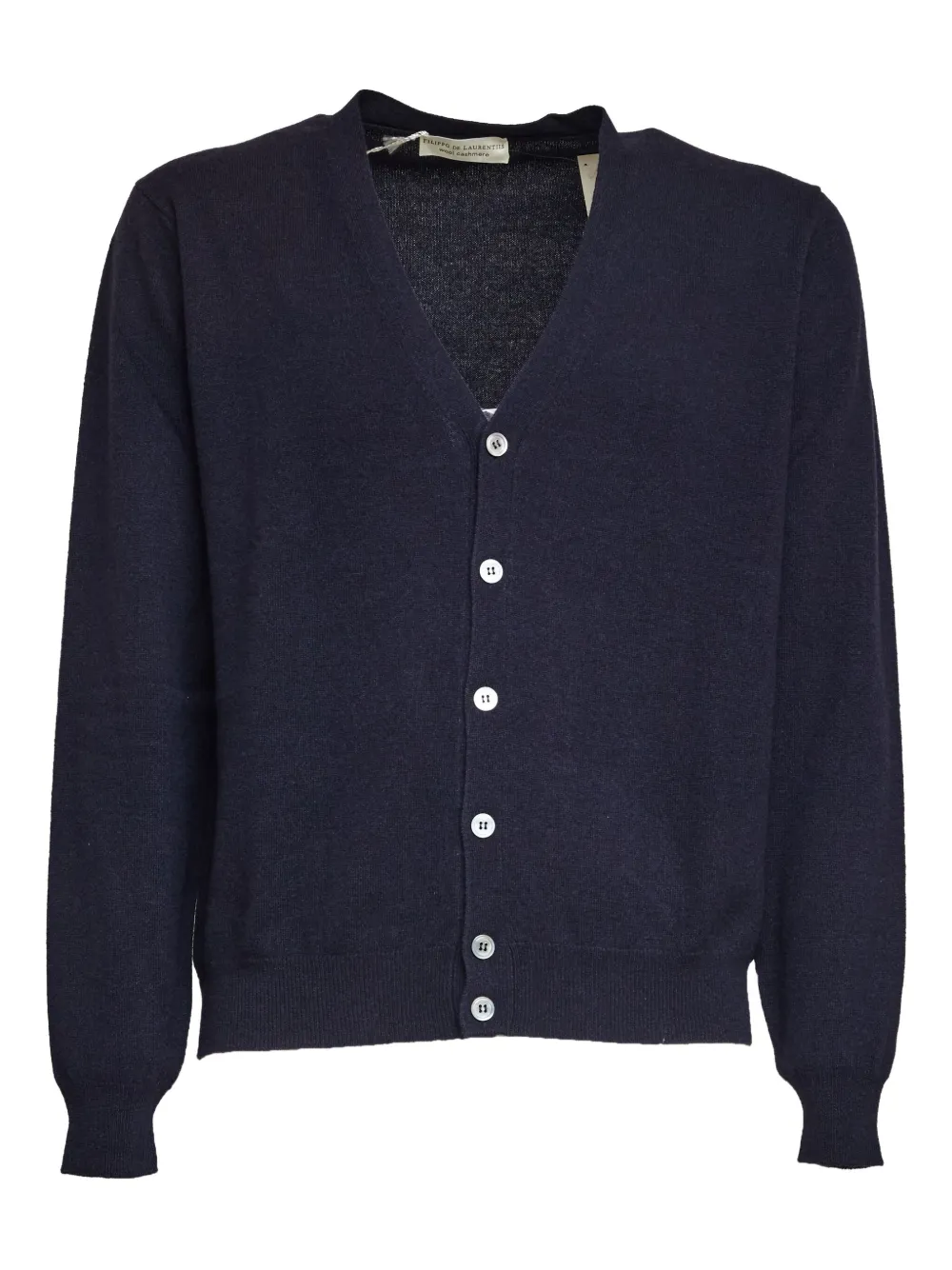 Filippo De Laurentiis V-neck buttoned cardigan | Blue | Image 1