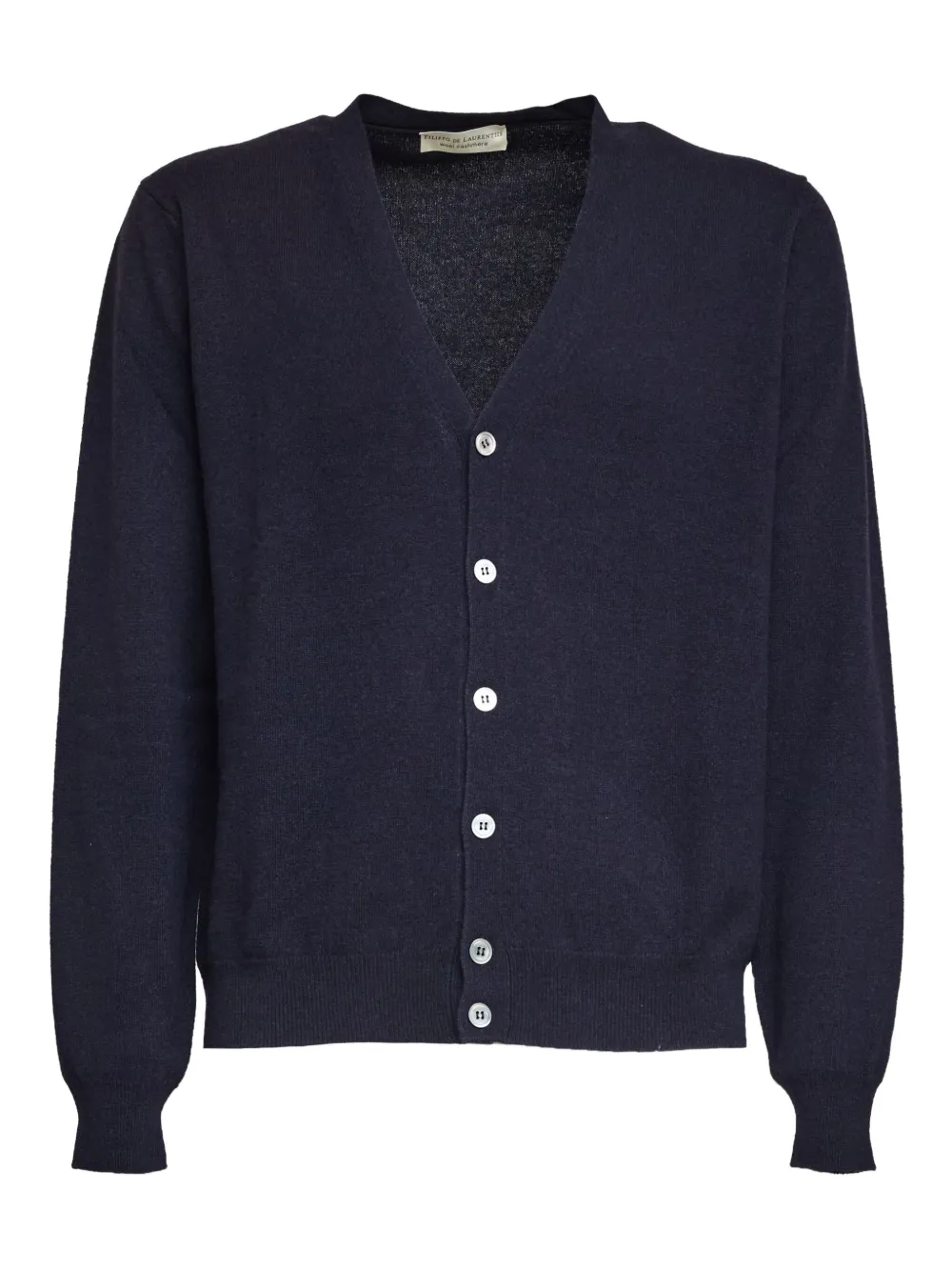 Filippo De Laurentiis V-neck buttoned cardigan | Blue | Image 1