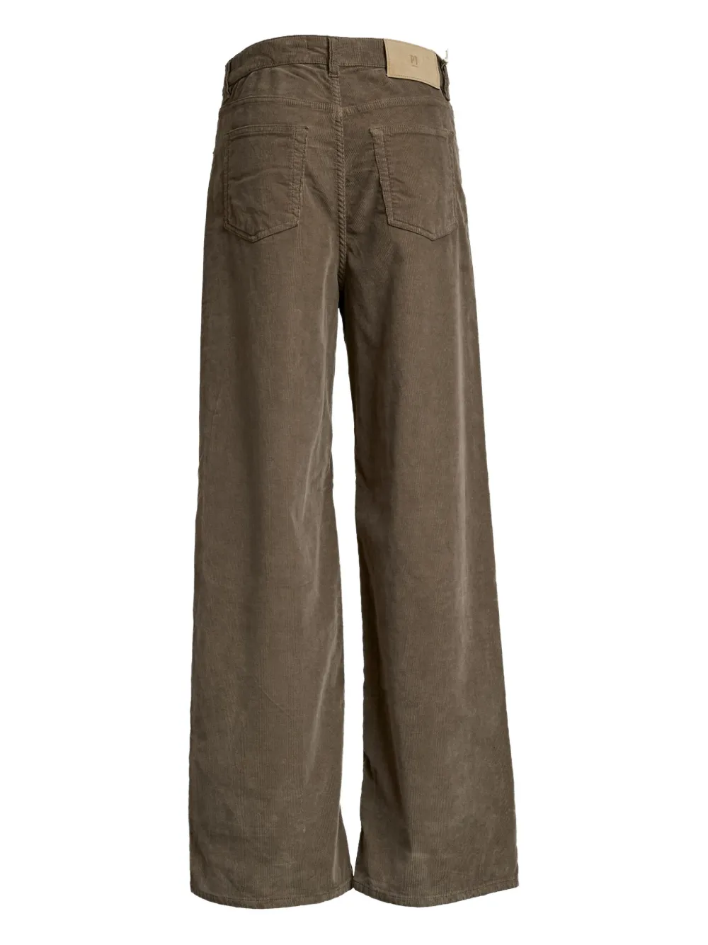 Pt Torino Button-fastening Corduroy Pants In Brown