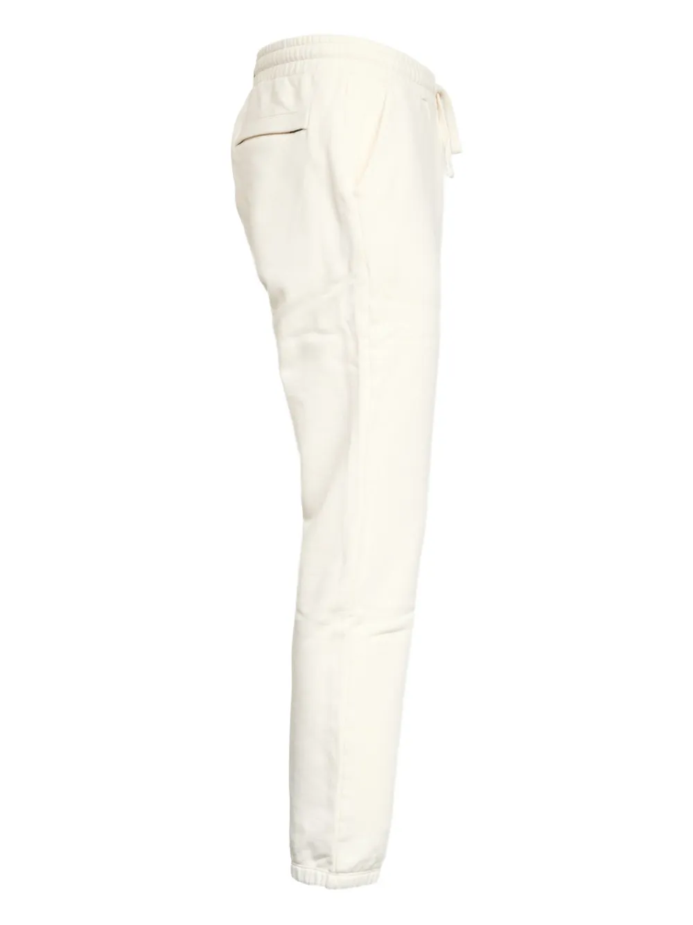 Mc2 Saint Barth Bolt Elastic-waist Track Pants In White