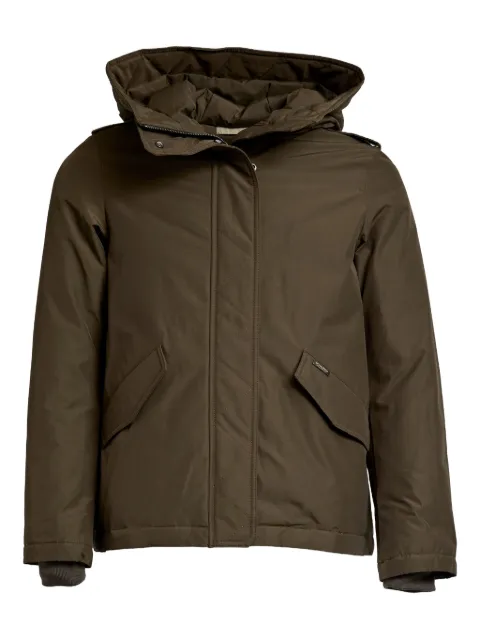 Woolrich hooded military jacket