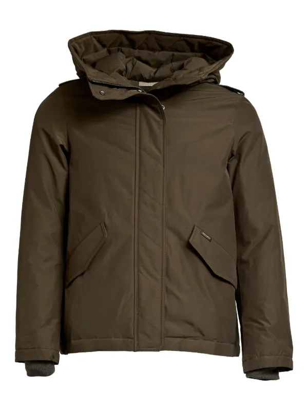 Woolrich フーデッド ミリタリージャケット | グリーン | FARFETCH JP