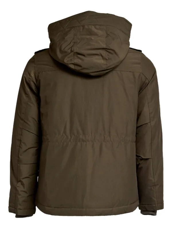 Woolrich フーデッド ミリタリージャケット | グリーン | FARFETCH JP