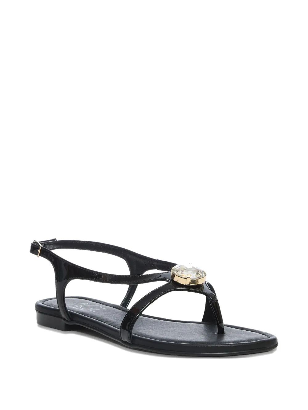 AGL Crystal Summer leren sandalen Zwart
