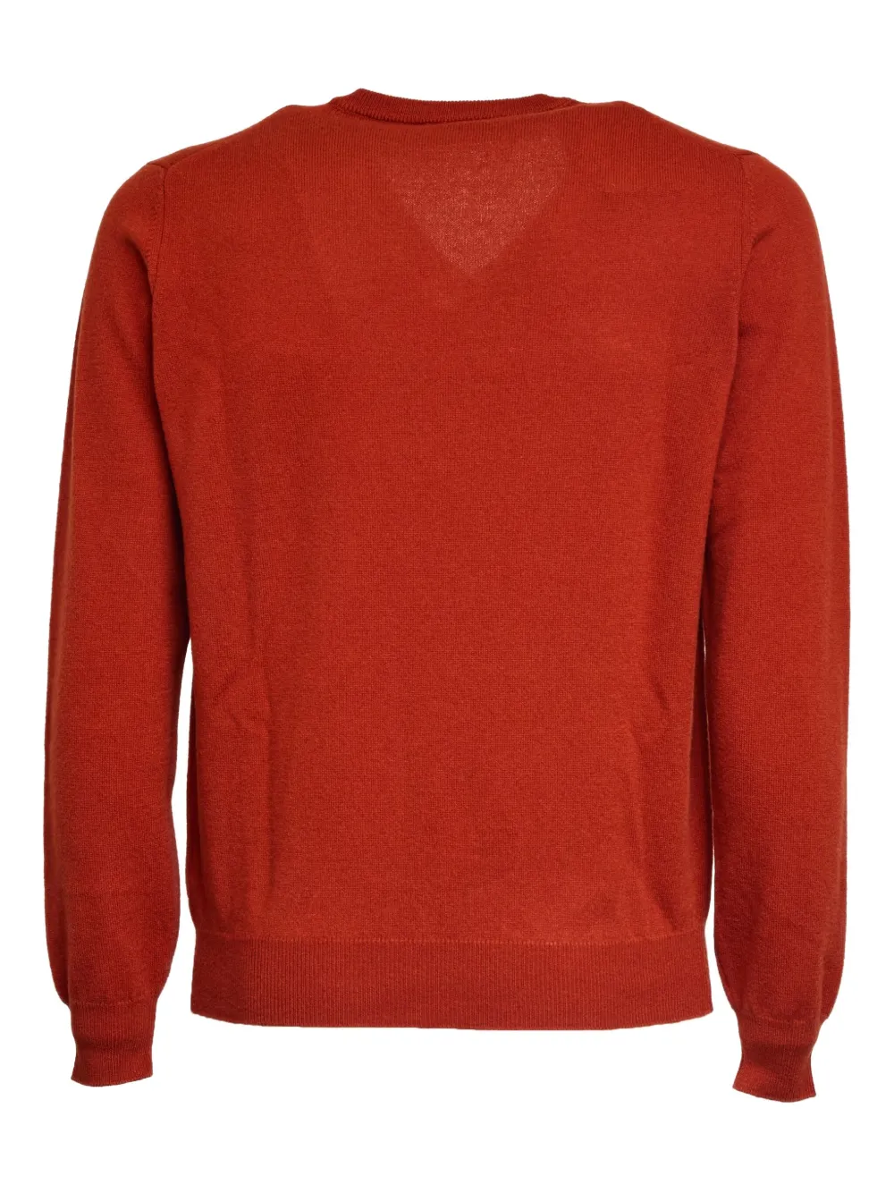 Filippo De Laurentiis V-neck long-sleeve sweater - Oranje