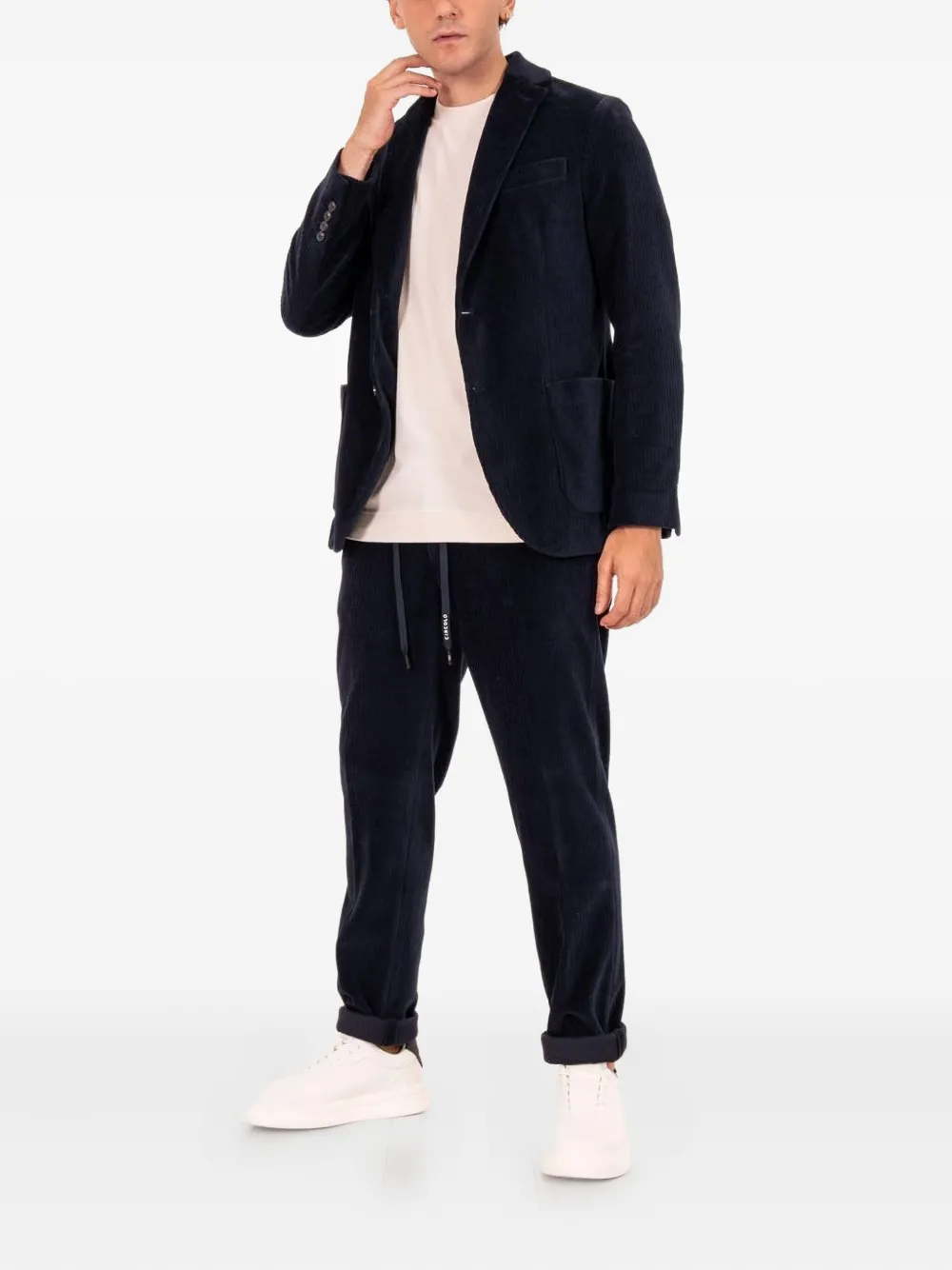 Circolo 1901 button-fastening corduroy trousers | Regular & Straight-Leg Trousers | Image 2