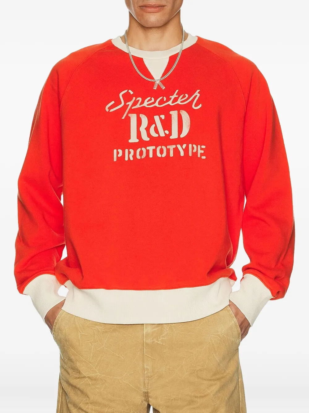 Deus Ex Machina x Specter R&D Crew sweater Rood