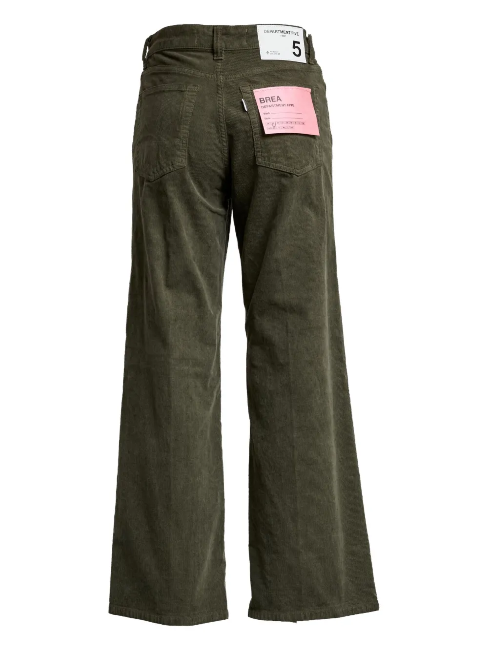 Department Five Brea Five-pocket Corduroy Pants In Green