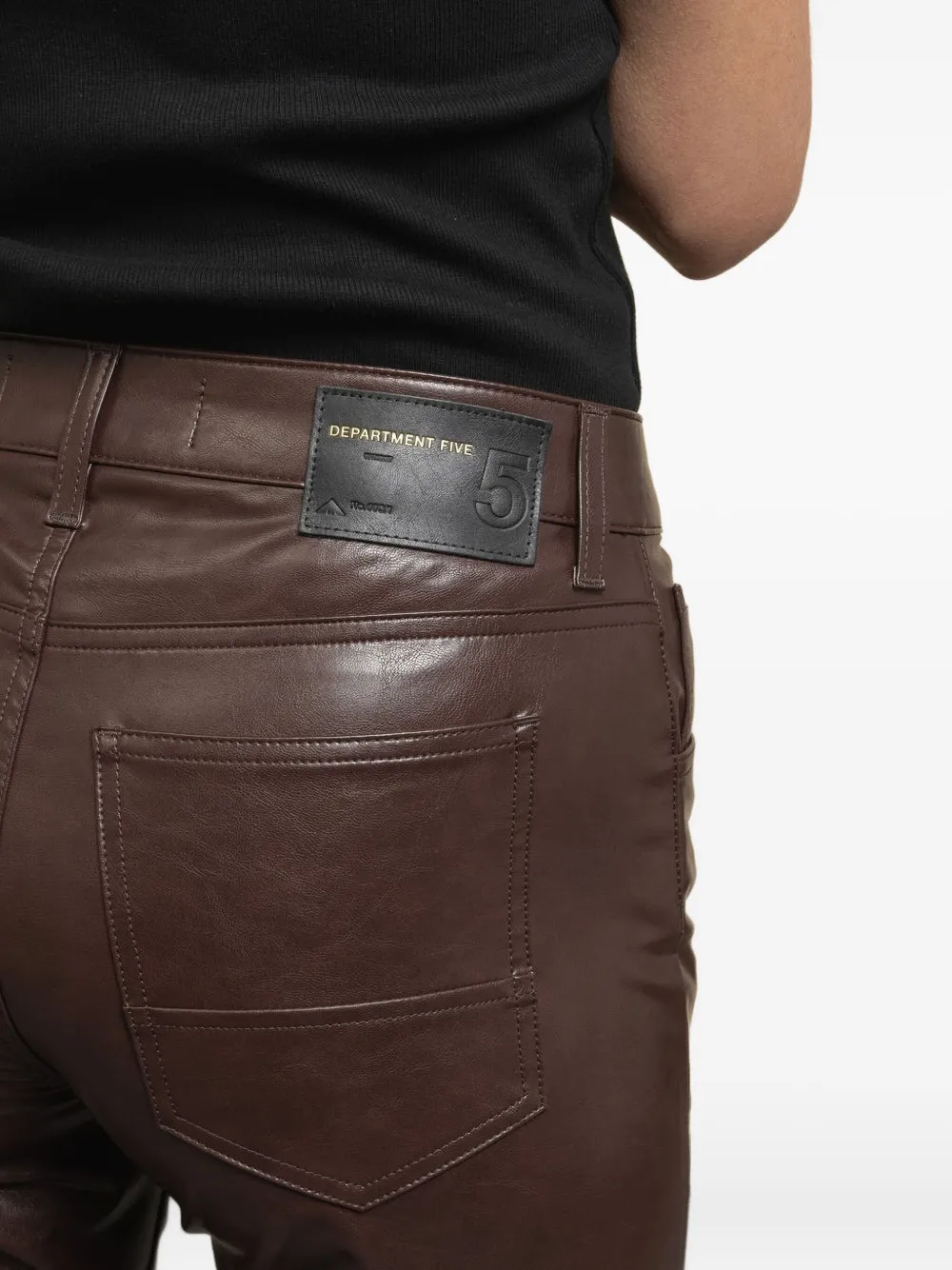 Department Five Village Five-pocket Trousers In Brown