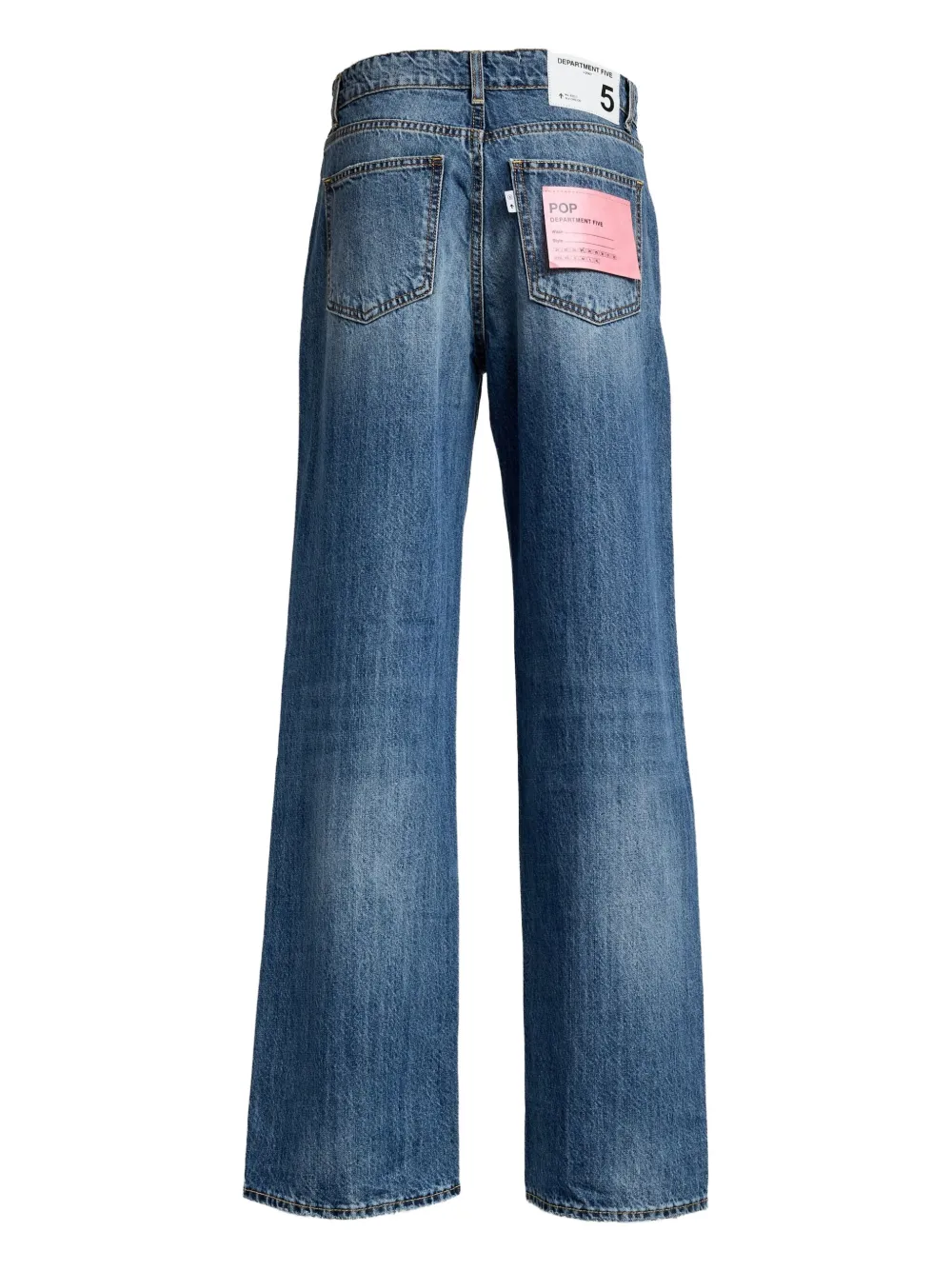 Department 5 Pop jeans met vijf zakken Blauw
