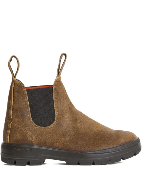 Filson waxed suede chelsea boots