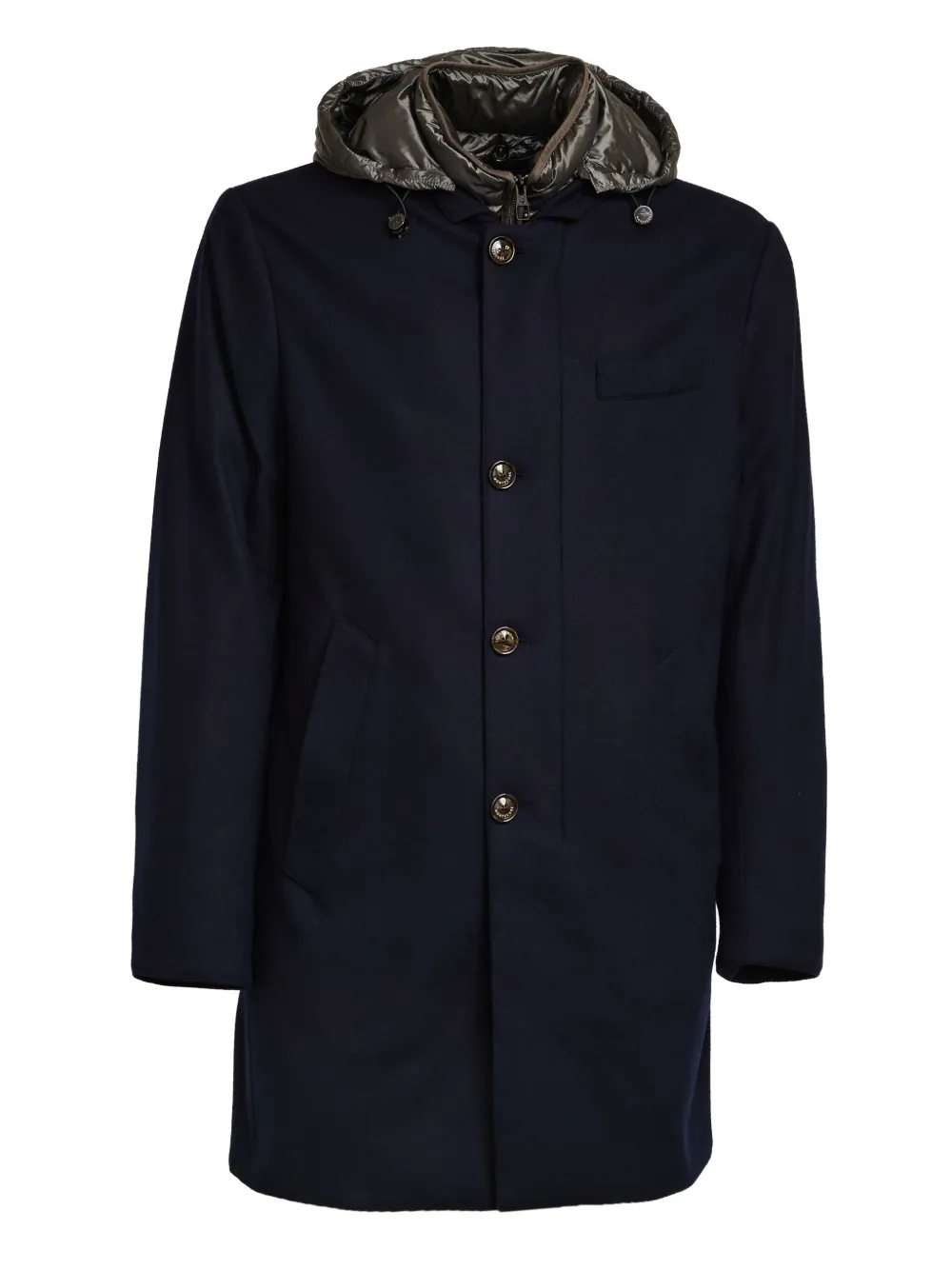 Montecore hooded padded coat | Blue | Image 1