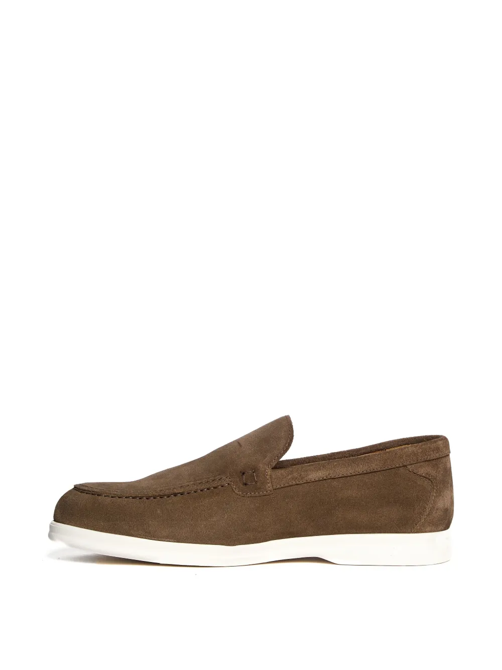 Doucal's Adler slip-on loafers met ronde neus Bruin
