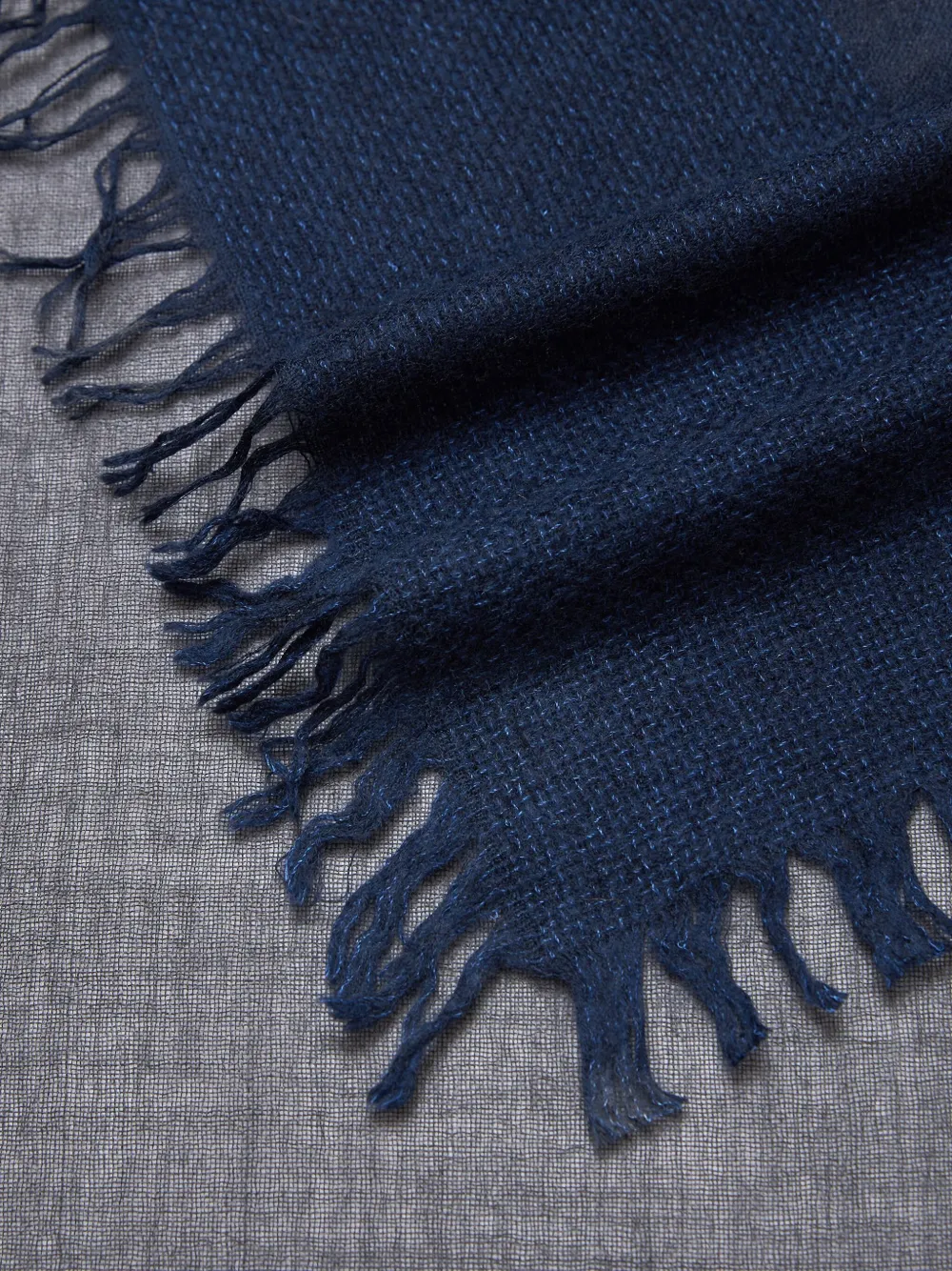 Faliero Sarti Teodoro sjaal met geometrische print - Blauw