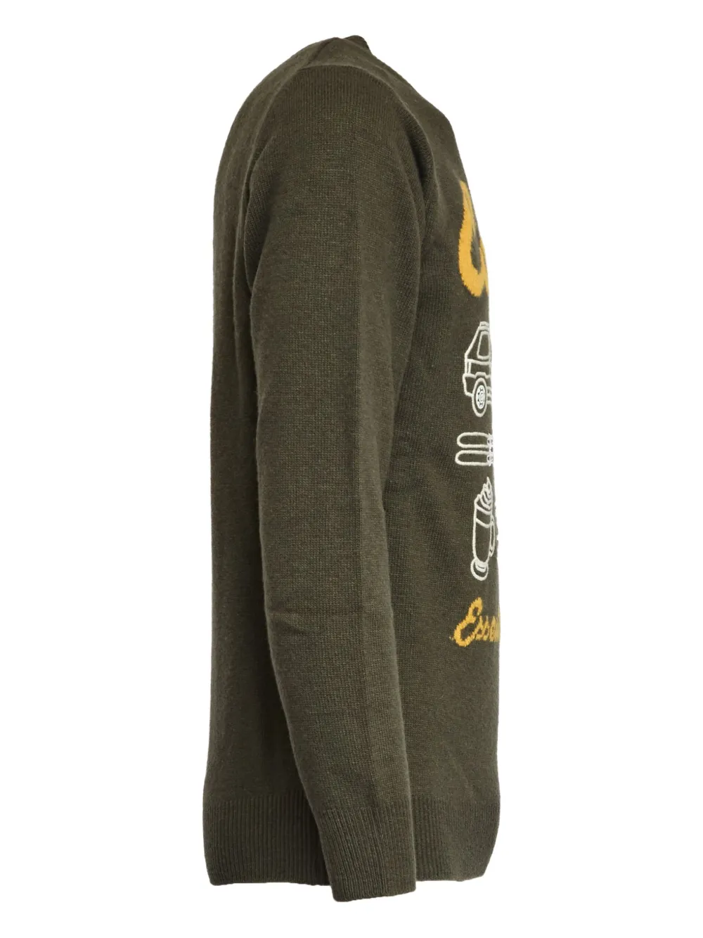 MC2 Saint Barth Heron sweater met ronde hals en lange mouwen Groen