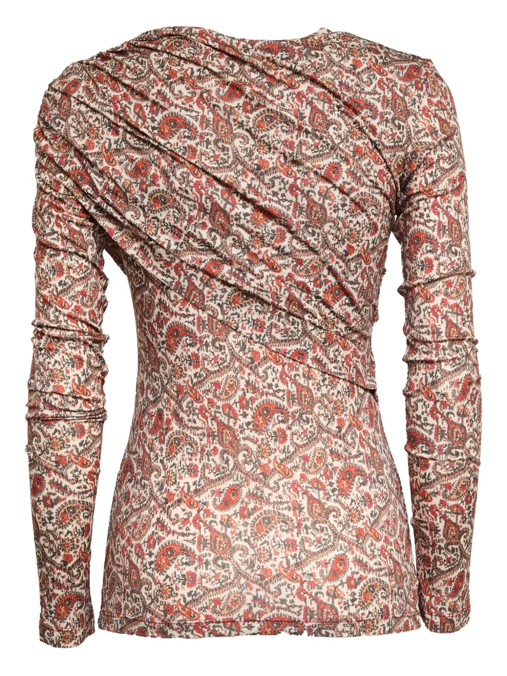 ISABEL MARANT Dressi draped top - Rood