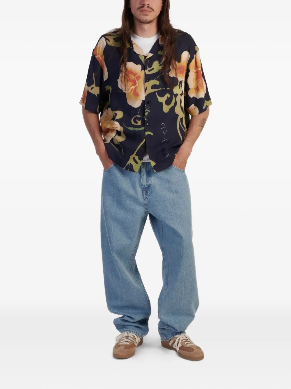 Edwin chemise Mono No Aware à fleurs | Image 2