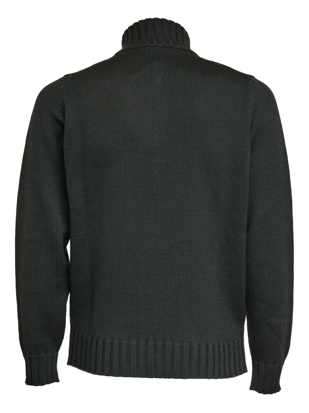 Filippo De Laurentiis half-zip wool sweater - Groen