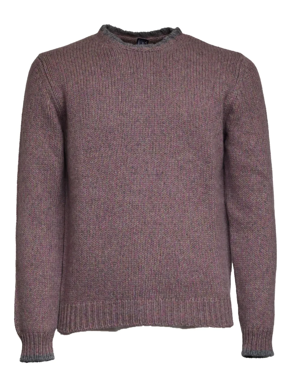 Fedeli Argentina Crew-neck Sweater In Brown