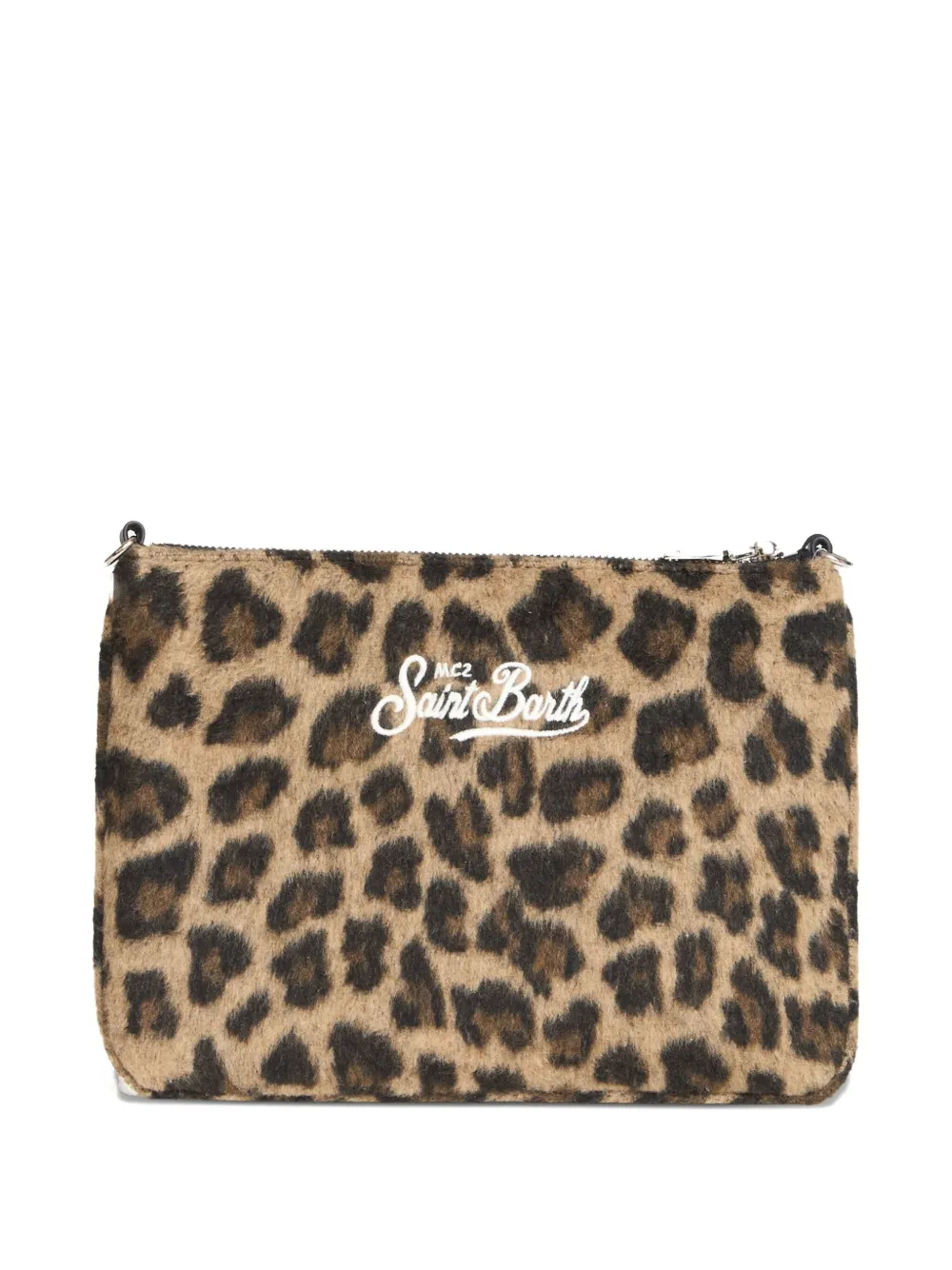 MC2 Saint Barth Aline clutch met luipaardprint - Bruin