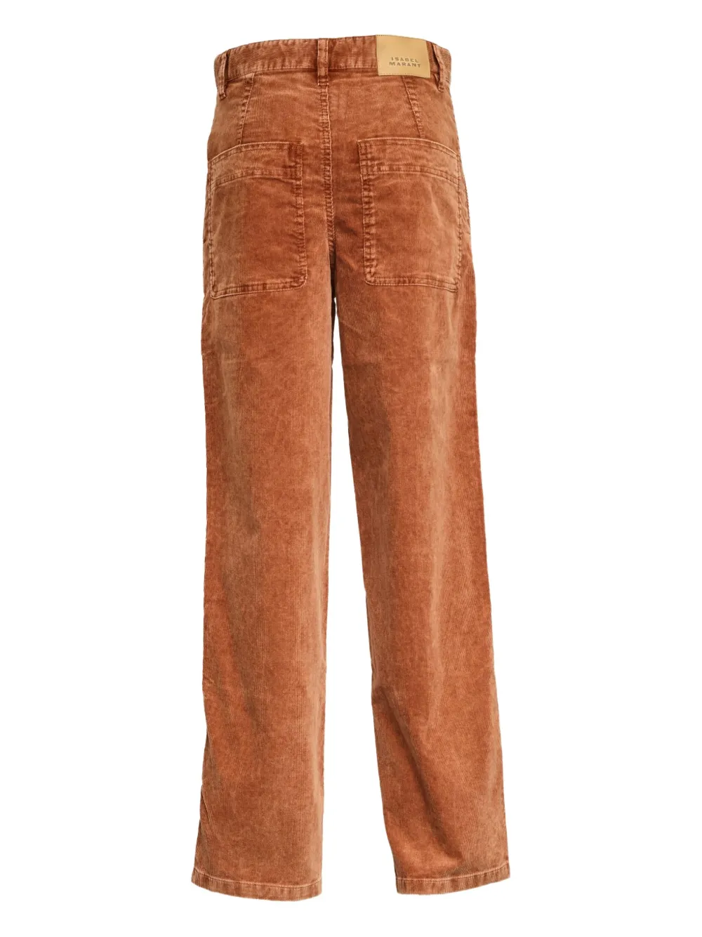 ISABEL MARANT Onyta corduroy trousers - Bruin