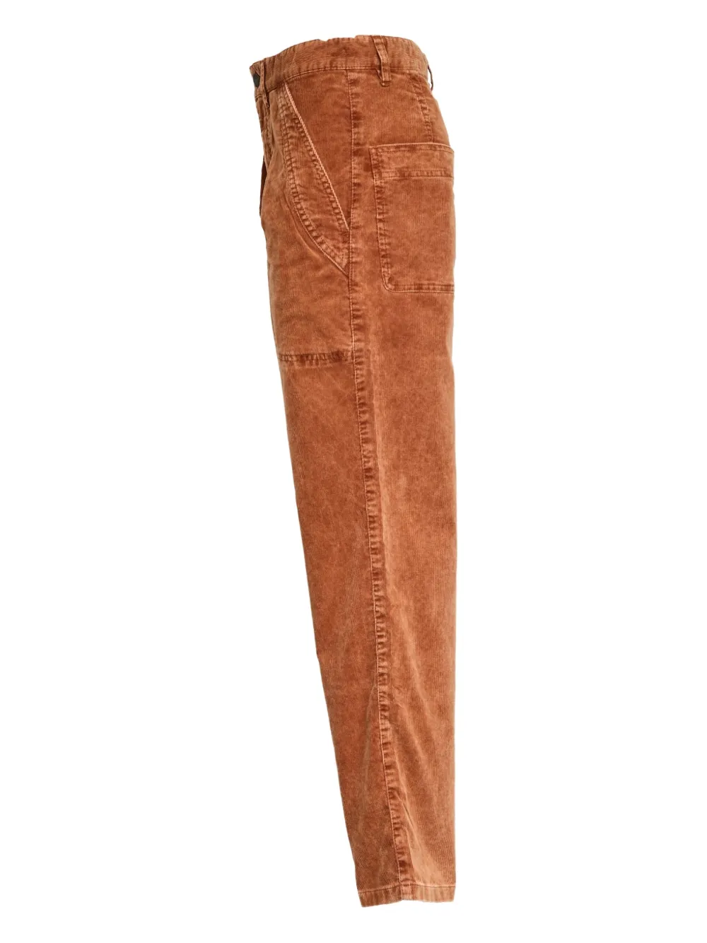 Isabel Marant Onyta Corduroy Trousers In Brown