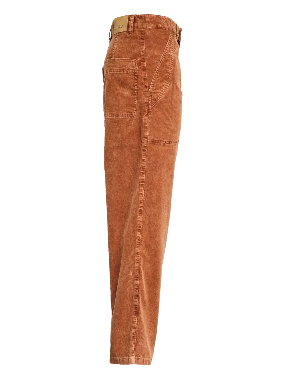 Isabel Marant Onyta Corduroy Trousers In Brown