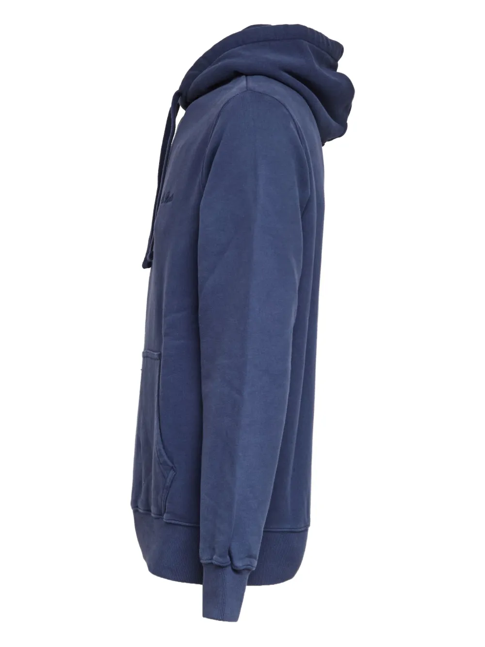 Mc2 Saint Barth Tribeca Logo-embroidered Hoodie In Blue