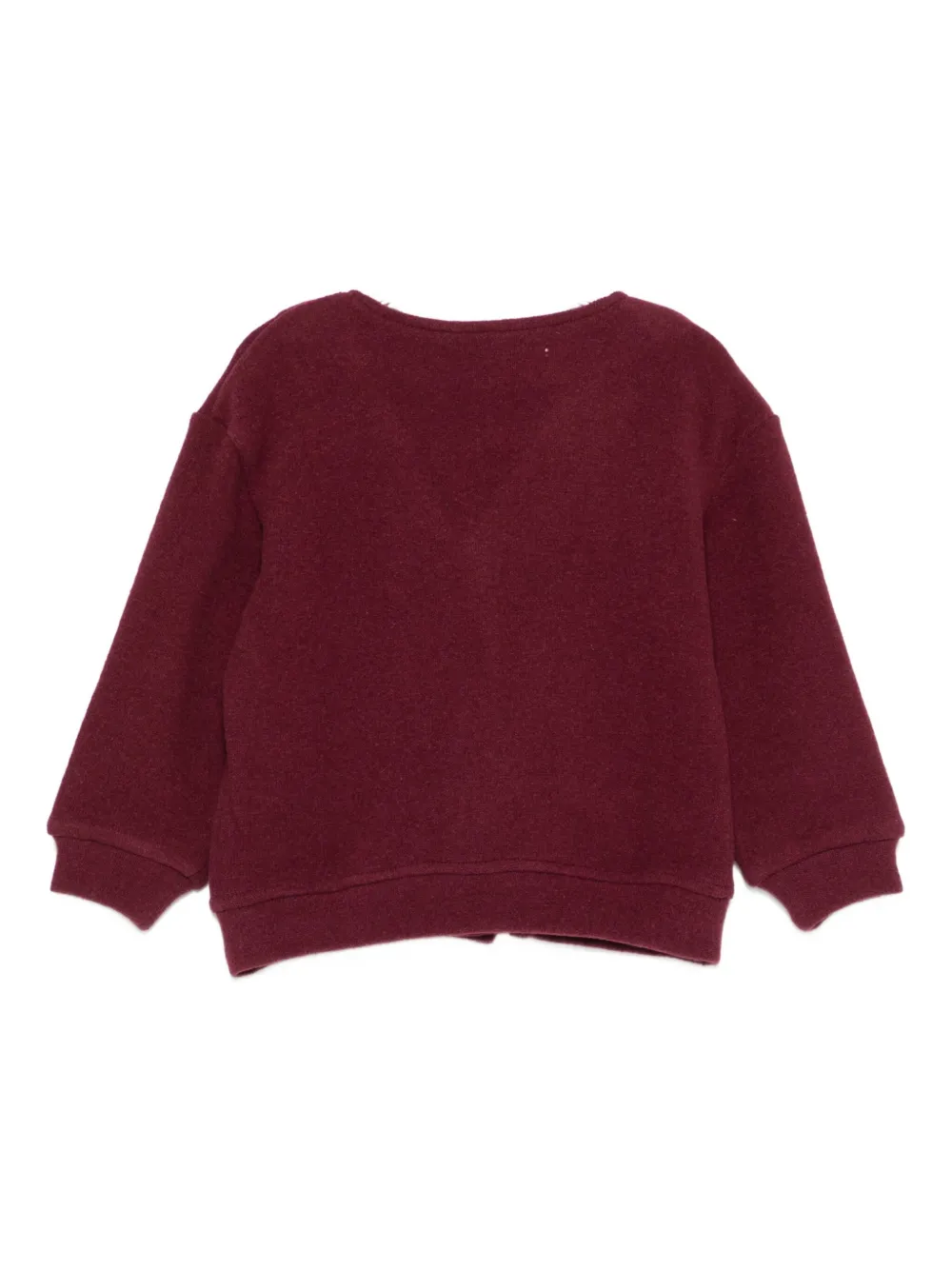 Miss Grant Buttoned Baby Cardigan In Red